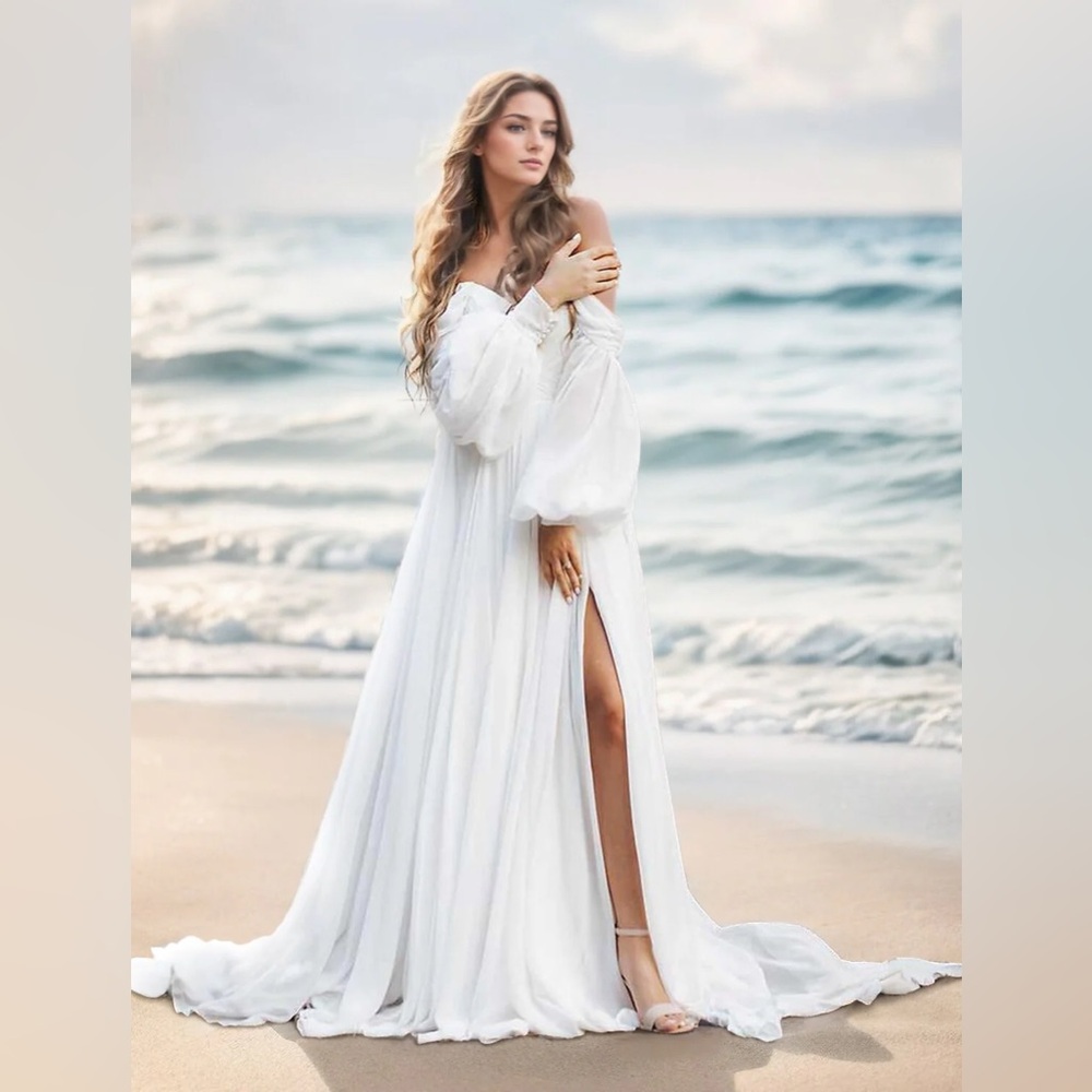 Breathtaking Essence of Australia Wedding Dress with Detachable Sleeves - Picture 5 of 16